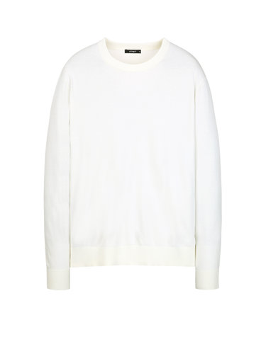 크림《Mild Rayon》라운드 스웨터