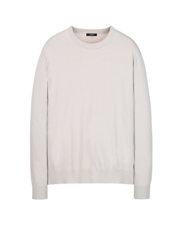 베이지《Mild Rayon》라운드 스웨터