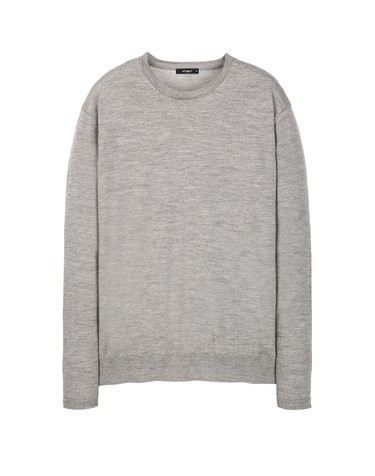 그레이 《Silky Touch Wool》Long Sleeve 스웨터