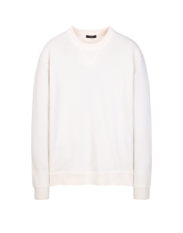 크림《Cashmere Blended》스웨터 맨투맨