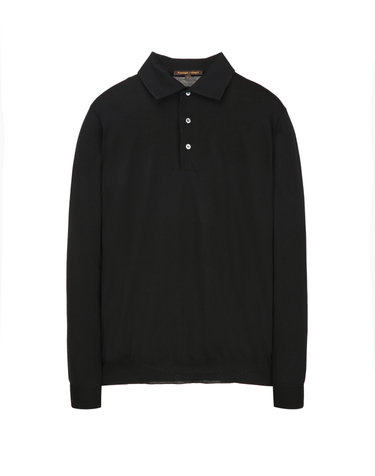 블랙《Royal Merino》카라넥 스웨터