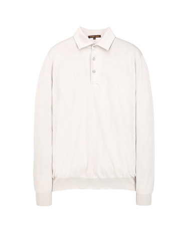 라이트베이지《Royal Merino》카라넥 스웨터