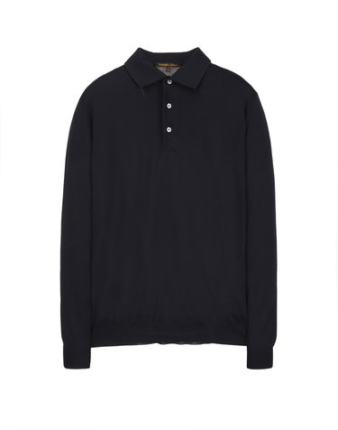 다크네이비《Royal Merino》카라넥 스웨터
