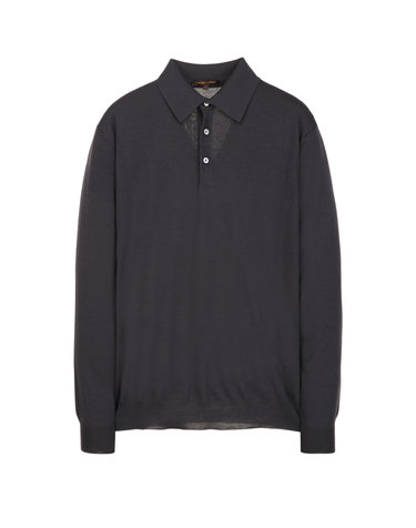 다크터콰이즈블루《Royal Merino》카라넥 스웨터