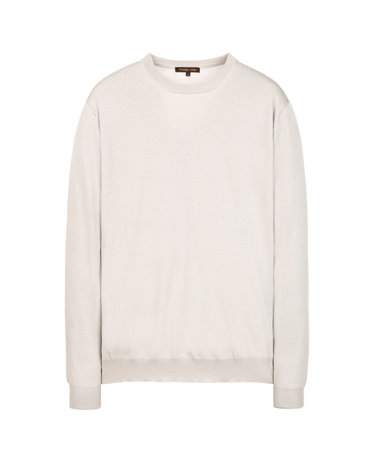 라이트베이지《Royal Merino》라운드 스웨터