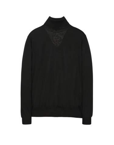 블랙《Royal Merino》풀터틀 스웨터