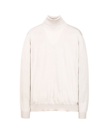 라이트베이지《Royal Merino》풀터틀 스웨터