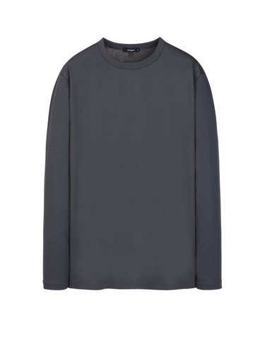 터콰이즈블루《LuxCool》[New Regular Fit] 롱슬리브 티셔츠