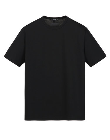 블랙《LuxCool》[New Comfort Fit] 라운드 티셔츠