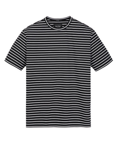 스트라이프《LuxCool》[New Comfort Fit] 라운드 티셔츠
