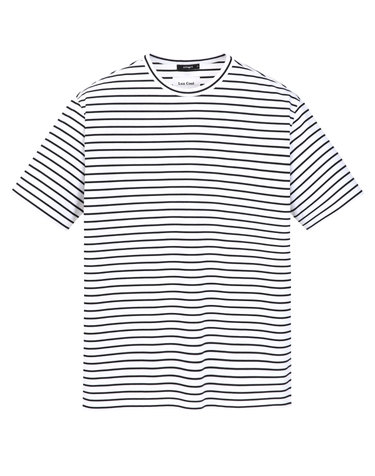 네이비《LuxCool》[New Comfort Fit] 라운드 티셔츠
