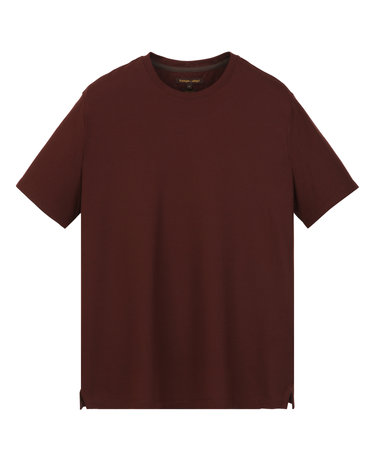 레드브라운《Italy Ice Cotton》라운드 티셔츠