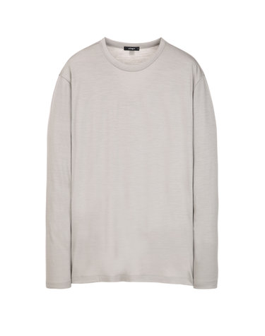라이트그레이《Premium Wool》longSleeve 티셔츠