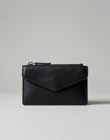 Zip Card Case Lamb Skin