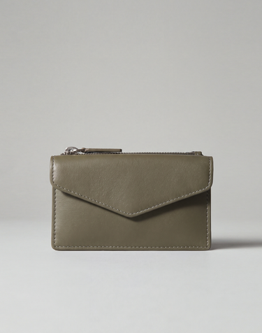 Zip Card Case Lamb Skin