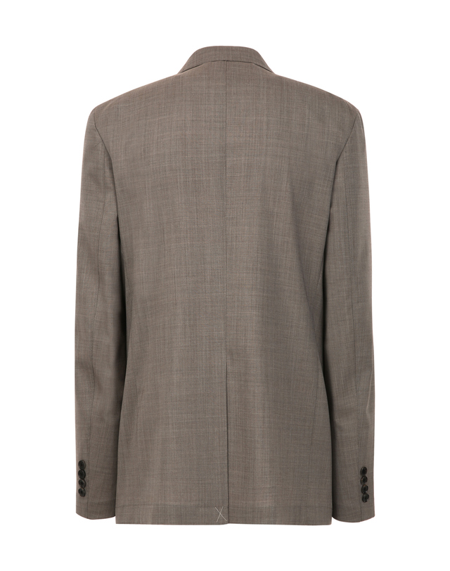 알레그리 Marzotto 다크베이지《Performance Wool》 셋업 자켓 진한 베이지 착용컷
