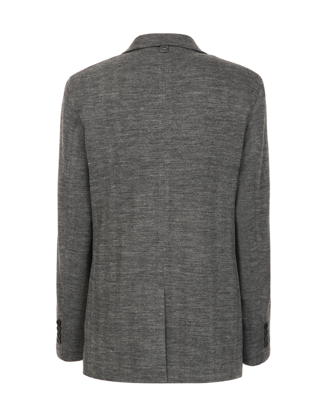 알레그리 다크그레이 Italy Fortex 《Herringbone Jersey》블레이져 진한 그레이 상세