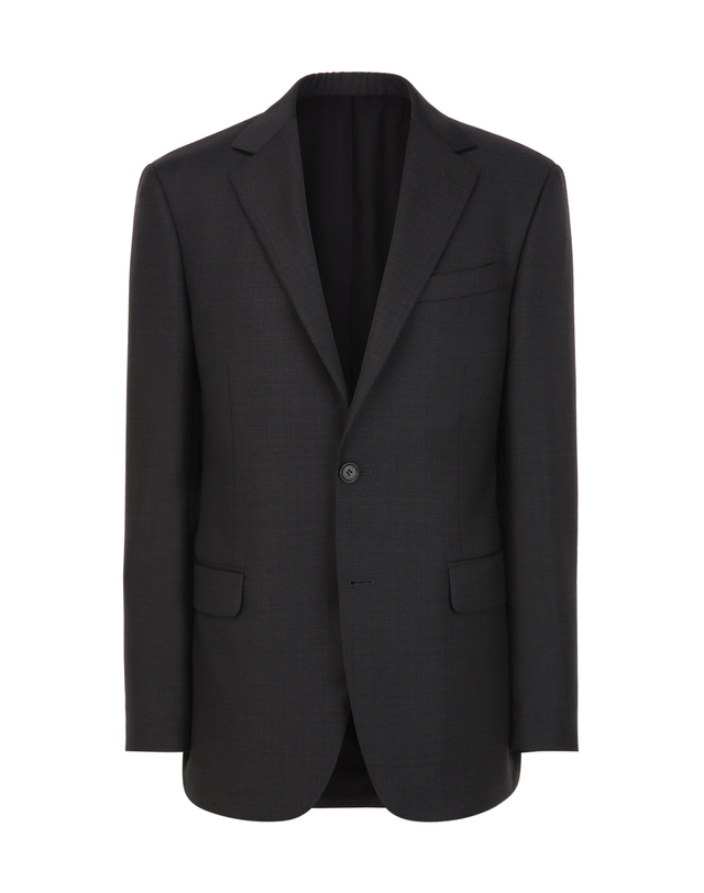 알레그리 챠콜그레이 LORO PIANA 《TECH TAILORING》 마이크로 패턴 프리미엄 수트 차콜 그레이 착용컷