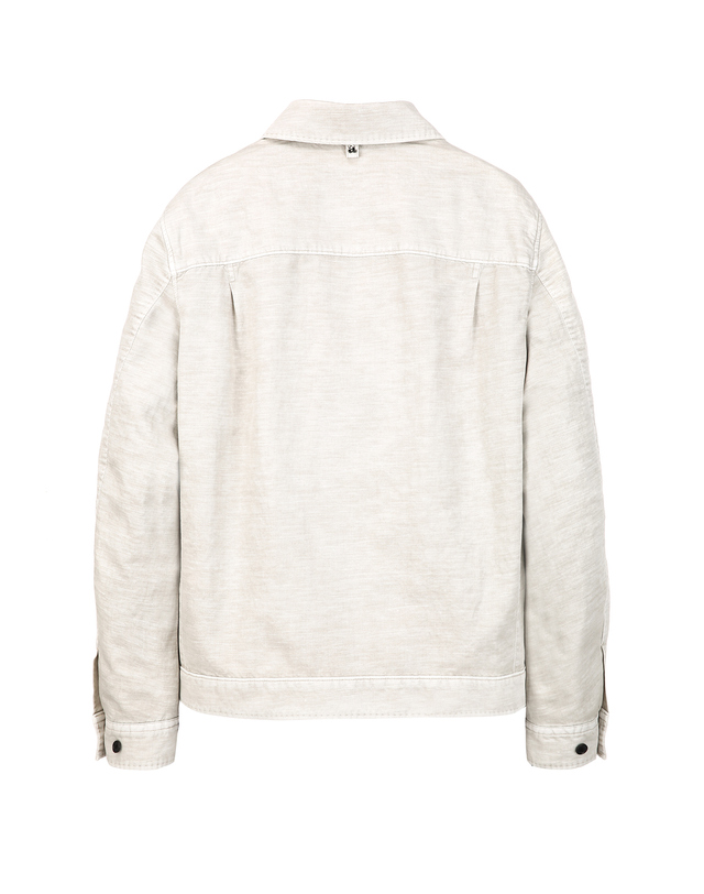 알레그리 베이지《Cotton Linen》트러커 점퍼 진한 베이지 착용컷