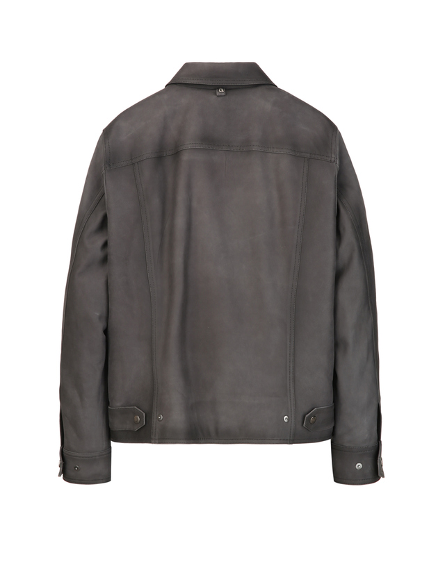 알레그리 블랙《Premium Real Leather》양가죽 점퍼 착용컷