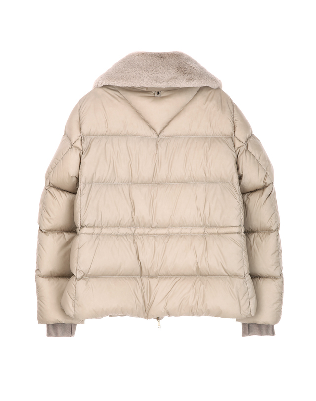 알레그리 우먼 Coral《Ultra-Lite》[Italian Goose] Fur Down Jumper 밝은 코랄 상세
