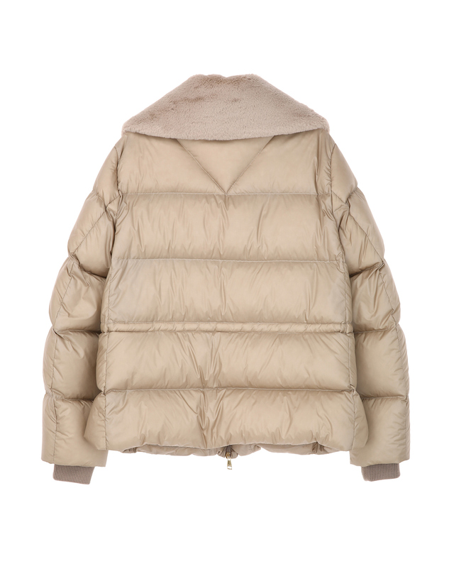 알레그리 우먼 Coral《Ultra-Lite》[Italian Goose] Fur Down Jumper 밝은 코랄 상세