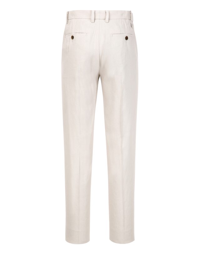 알레그리 MANTECO 아이보리《Lux Linen》셋업 팬츠 착용컷