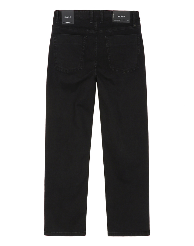 알레그리 블랙《TUSA》[Straight Fit] DENIM 팬츠 착용컷