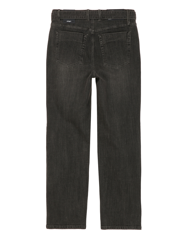 알레그리 다크 브라운《Tailored Trousers》DENIM 팬츠 진한 브라운 착용컷