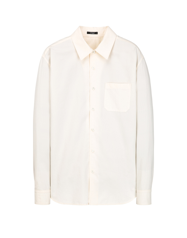알레그리 아이보리 《Washed Cotton》[Comfort Fit] 셔츠 상세