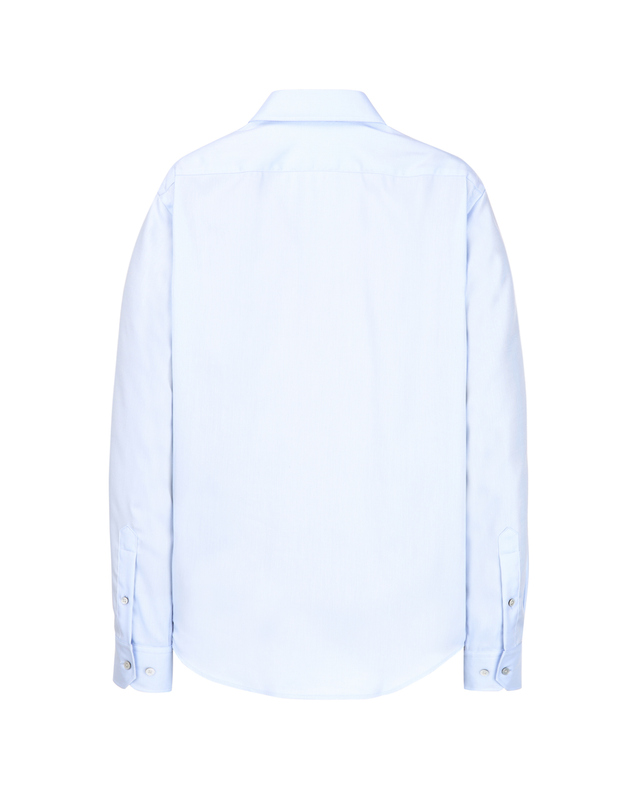 알레그리 라이트 블루《Premium Cotton》[Regular Fit]드레스 셔츠 착용컷
