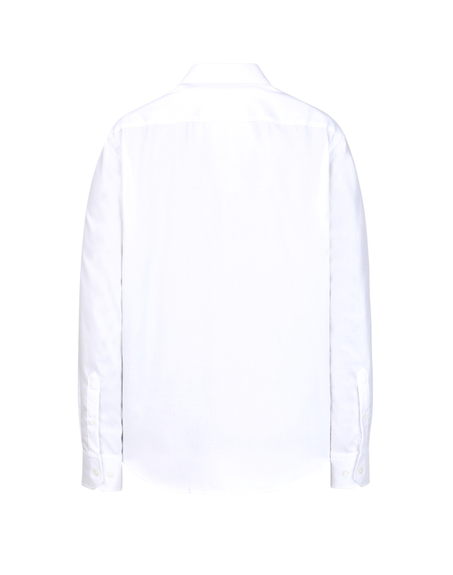 알레그리 화이트《Premium Cotton》[Regular Fit]드레스 셔츠 흰색 착용컷