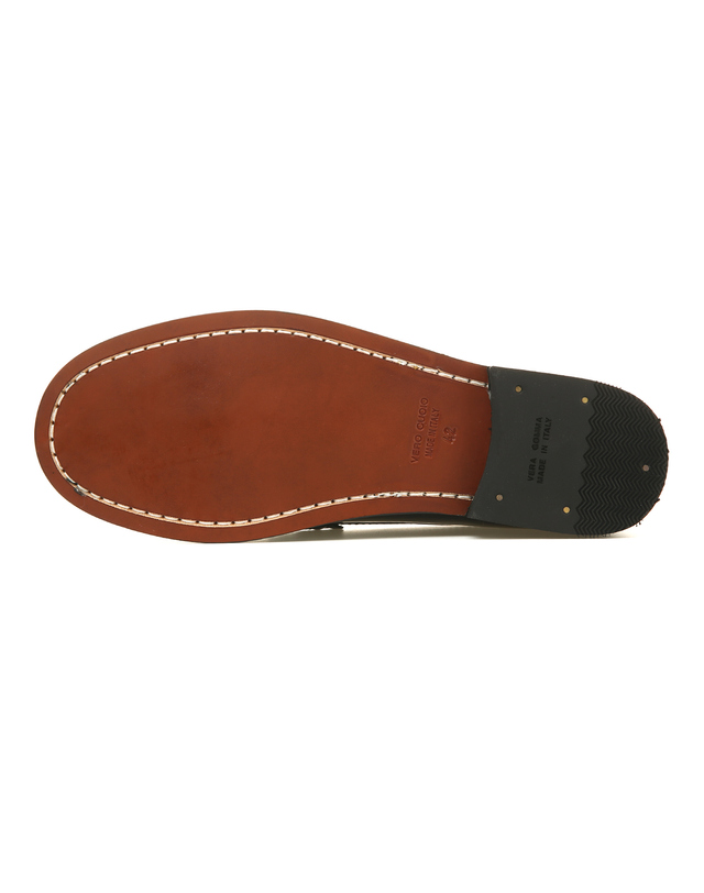 알레그리 [Via ALLEGRI] Black Leather Penny 블랙 상세