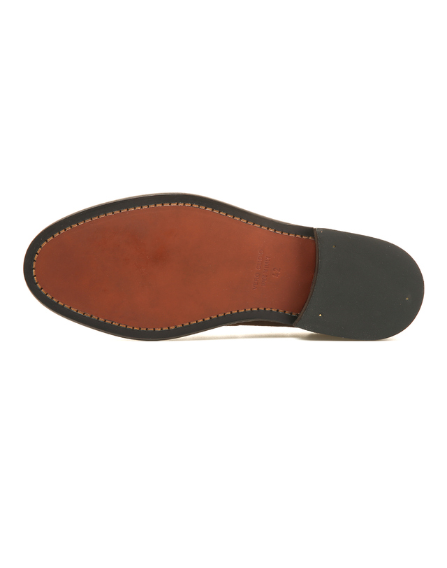 알레그리 [Via ALLEGRI] Brown Suede Tassel Loafer 진한 브라운 상세