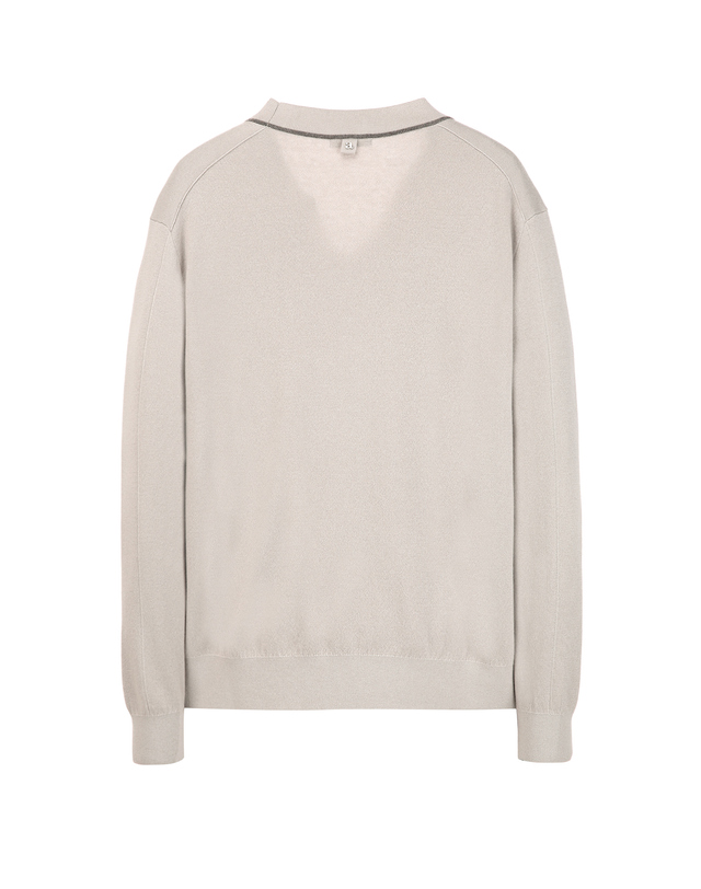 알레그리 베이지《Wool Milano》가디건 착용컷