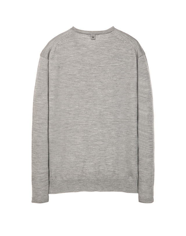 알레그리 그레이 《Silky Touch Wool》Long Sleeve 스웨터 착용컷