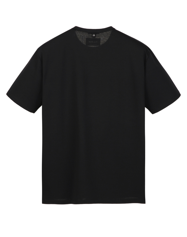 알레그리 블랙《LuxCool》[New Comfort Fit] 라운드 티셔츠 착용컷