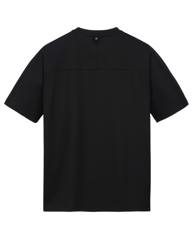 알레그리 블랙《LuxCool Phase》[New Comfort Fit] 라운드 티셔츠 착용컷
