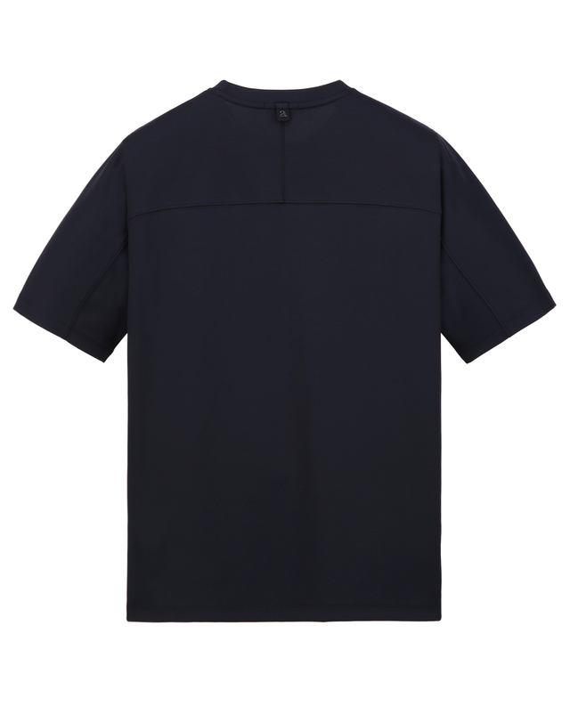 알레그리 다크네이비《LuxCool Phase》[New Comfort Fit] 라운드 티셔츠 진한 네이비 착용컷
