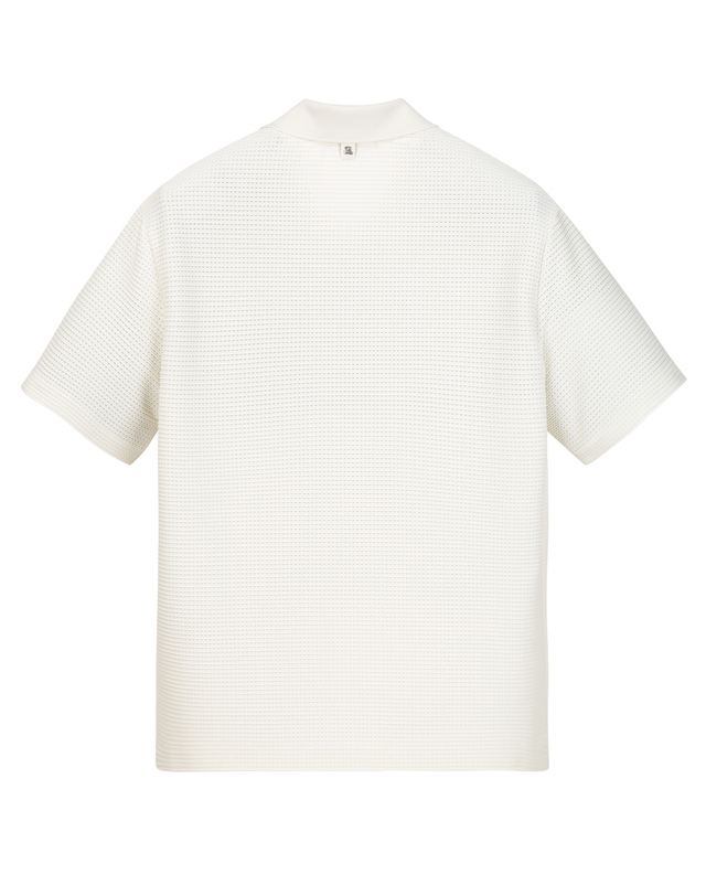알레그리 크림《Performance Jersey》카라넥 티셔츠 착용컷