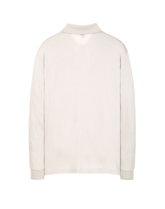 알레그리 라이트베이지《Cashmere Blended》Lite 긴팔 카라넥 밝은 베이지 착용컷