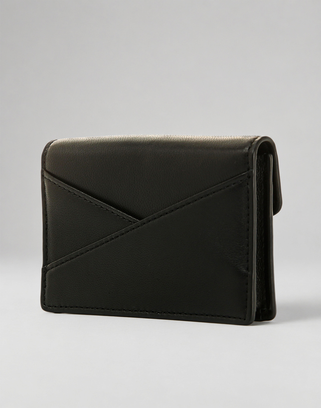 알레그리 Card Case Lamb Skin 블랙 착용컷