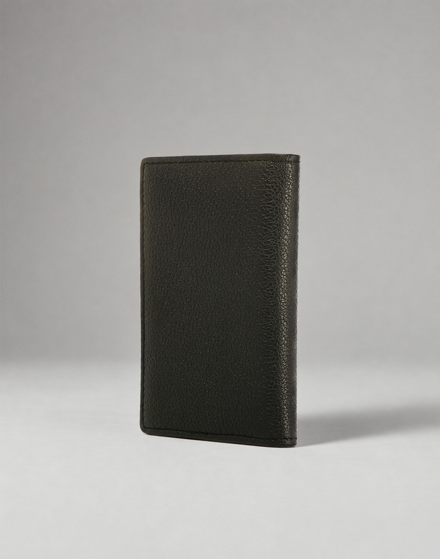 알레그리 Varco Bi-Fold Card Case Lusso Leather 블랙 착용컷