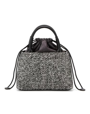 Lindy Herringbone Bag_Black