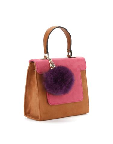 Charming Suede Bag_Brown