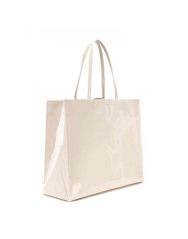 오프 더 레코드 오프더레코드 Rienne Big Squre_Metallic Ivory 착용컷