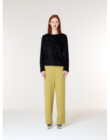 WOOL PIN TUCK PANTS(DYL)