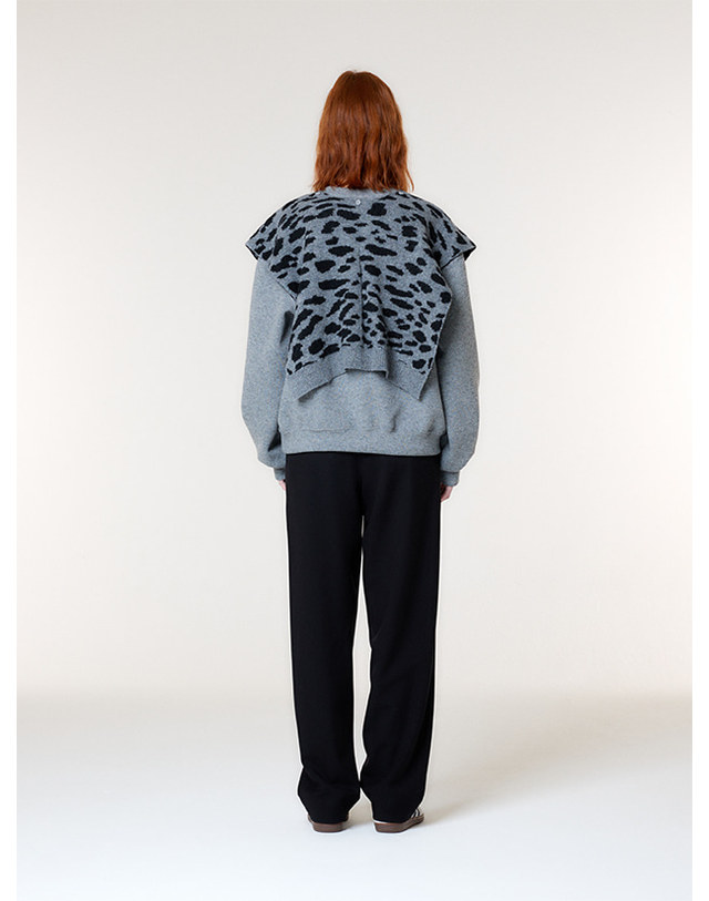 더스튜디오케이 WOOL PIN TUCK PANTS(BLACK) 착용컷
