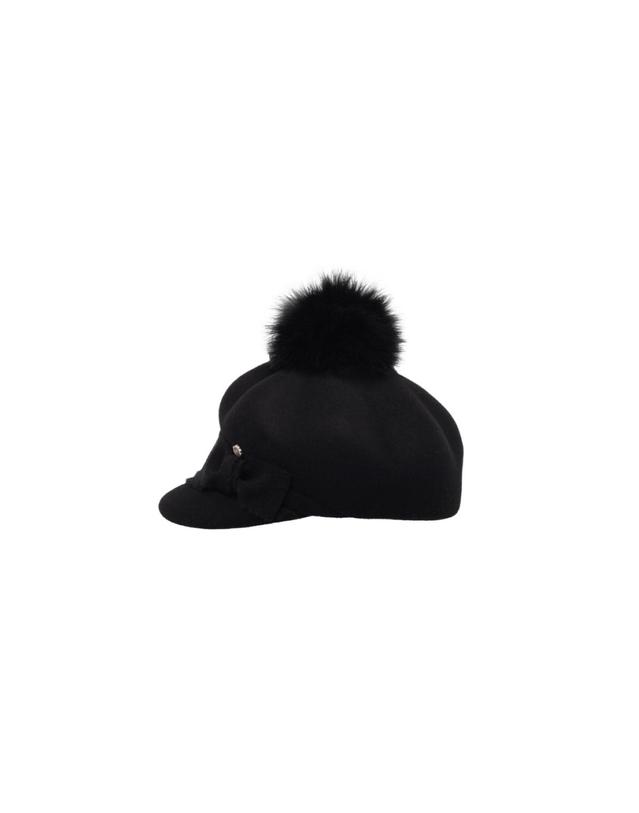브라운햇 Voluminous pom pom cap-Burn out 착용컷