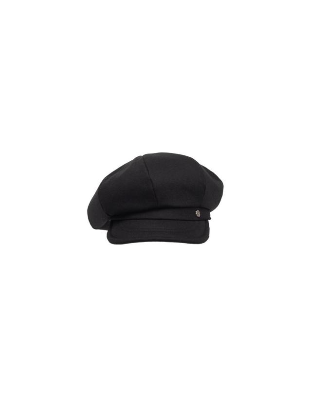 브라운햇 Classic newsboy casquette -Black wool 착용컷